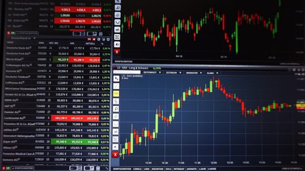 Stock and crypto market charts with Bitcoin, Ethereum, and S&P 500 performance alongside a VIPLiveAlerts-Pro trading signal alert.