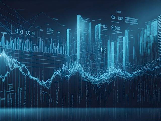 Wall Street traders watching digital ticker showing Circle and Chime IPO gains and Bitcoin price surge.