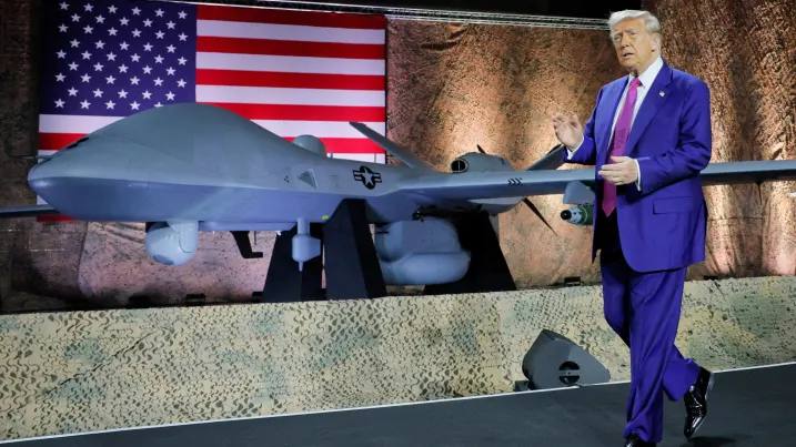 Iranian missile launch as U.S. base in Qatar responds with missile defense systems.
